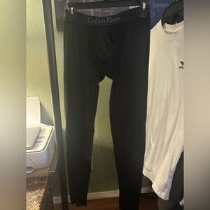 Calvin Klein Men's Body Black Long Johns